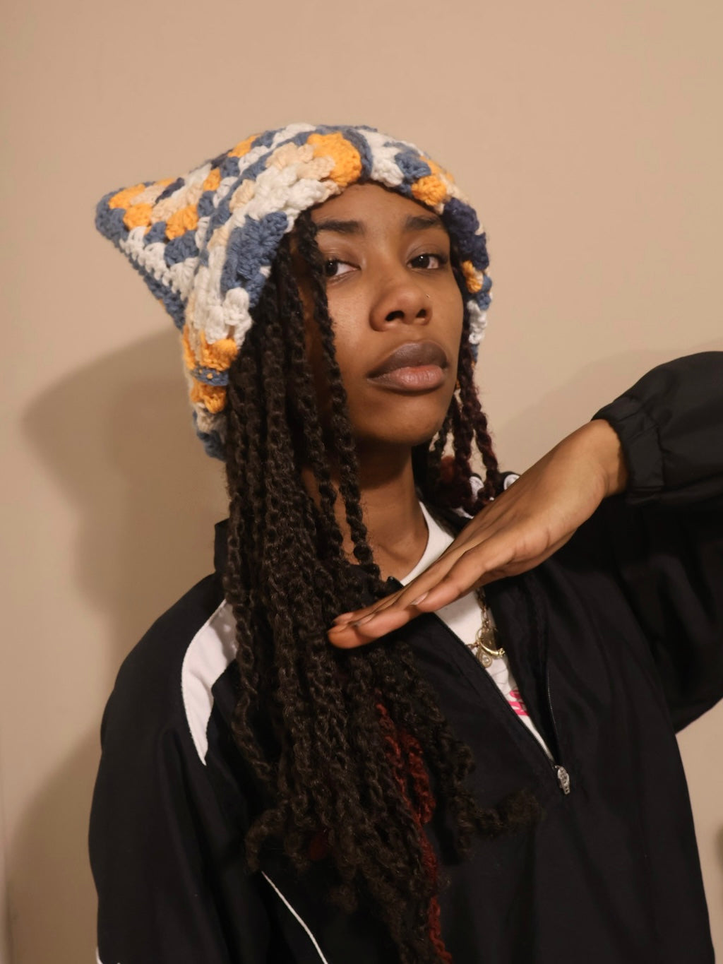 cloudburst cat beanie (large)