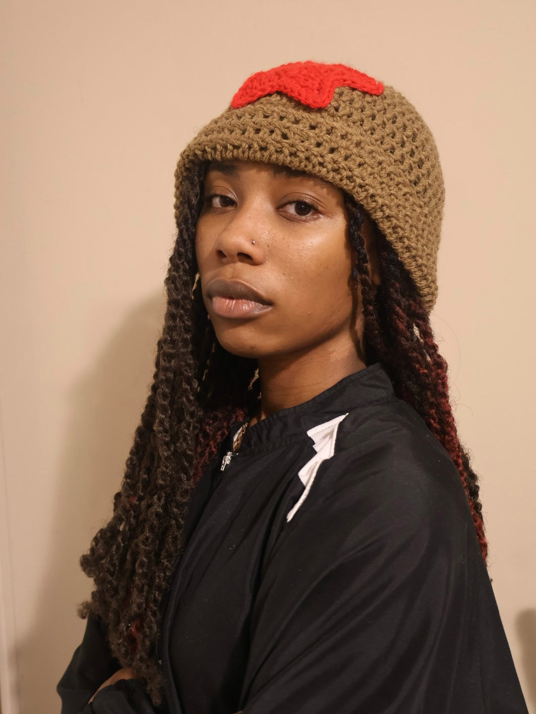 cinnamon star beanie